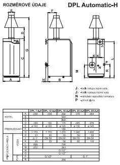DESTILA DPL 25  Automatic-H stacionární ocelový plynový kotel 25 kW