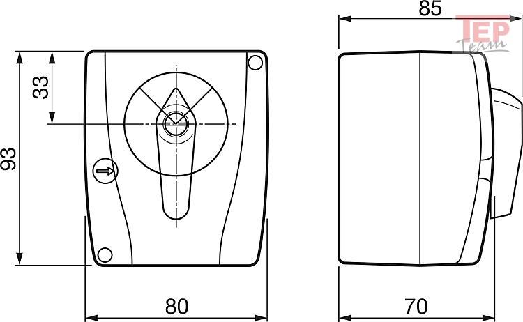 BRV Servopohon TRM20 230V, 2Nm