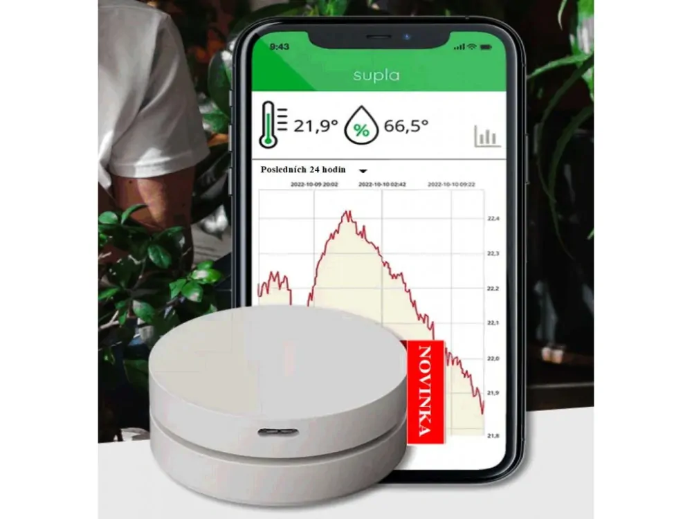 Supla THW-01 Snímač teploty a vlhkosti