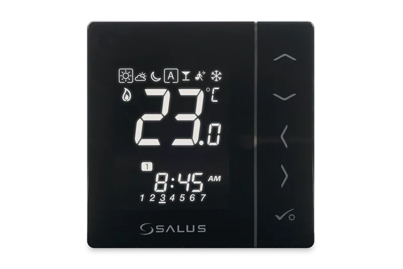 Salus VS30B Týdenní programovatelný termostat 230V černý