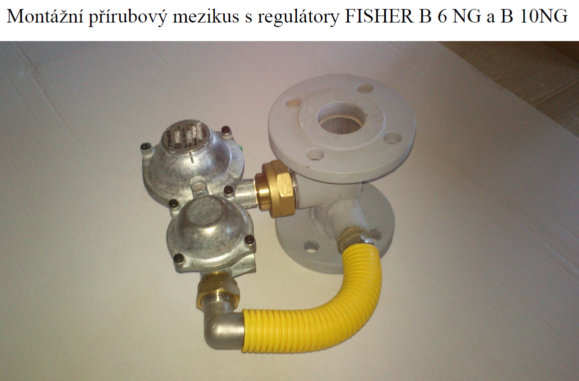 Gas-Hutira Přírubový montážní mezikus (náhrada regulátoru Alz)