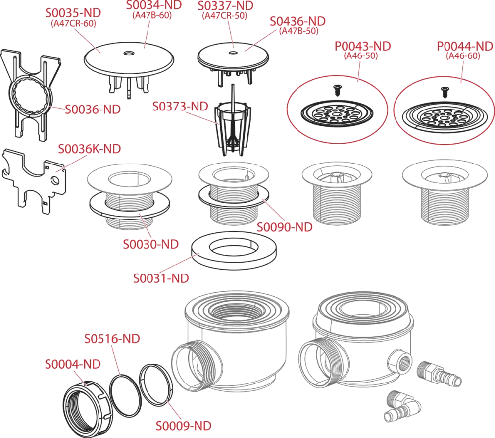 Alcadrain A47CR-60 SIFON VANIČKOVÝ, CHROM