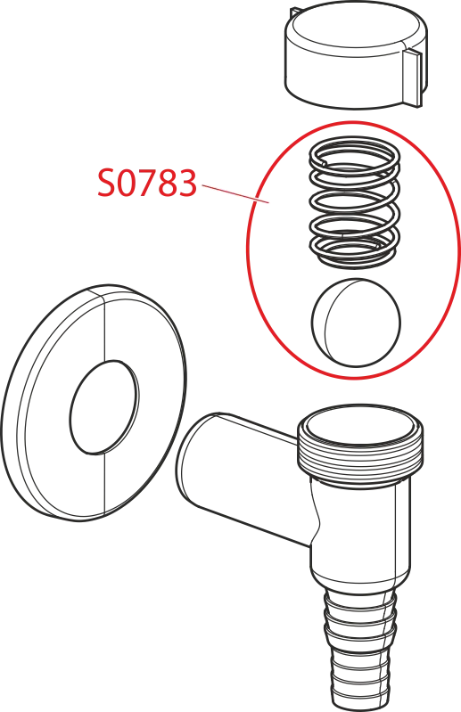 Alcadrain APS1 SIFON PRAČKOVÝ VENKOVNÍ, CHROM