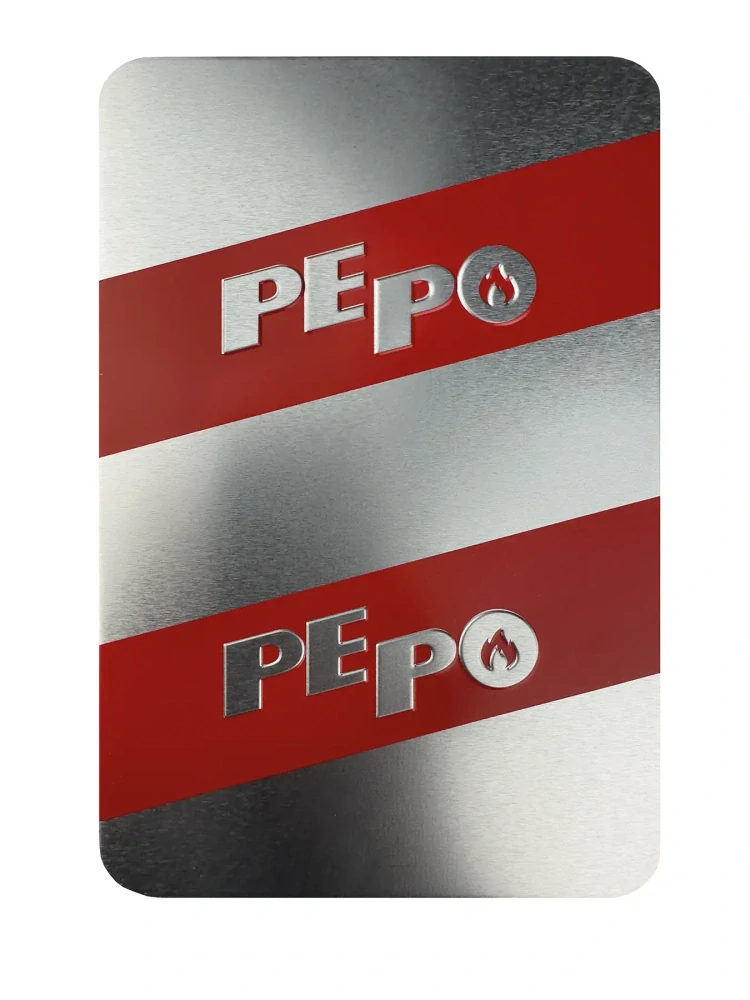 PE-PO plechová krabička s pevným podpalovačem