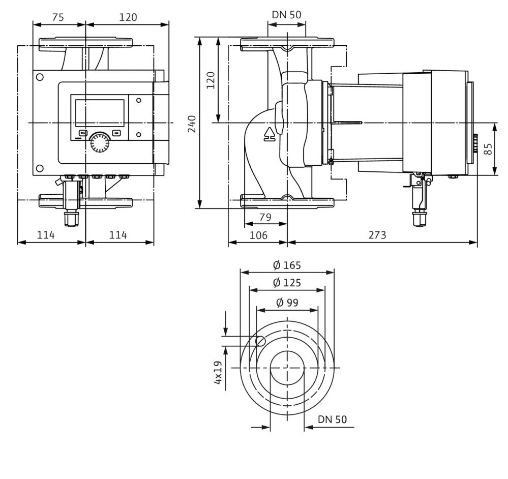 Wilo Stratos MAXO 50/0,5-10 PN6/10 2222242