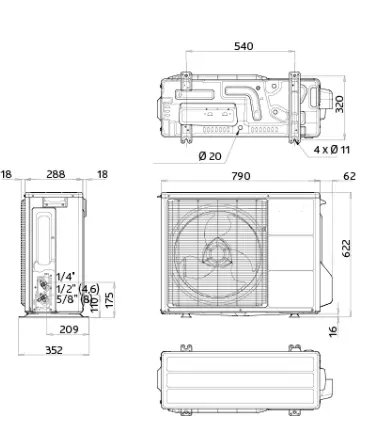 Brilon Loria 6 R32 Tepelné čerpadlo splitové