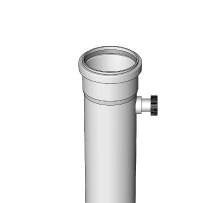 Brilon kotlový adaptér DN200 s měřícím otvorem