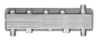 BRV Rozdělovač topení DN 20 s hydraulickým vyrovnávačem HVDT do 50 kW (2m3/hod) HV60/90W-2 okruhy, s izolací