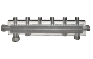 BRV Rozdělovač topení DN 32 do 165 kW (7,25m3/hod) HV80/125 -2 okruhy, s izolací