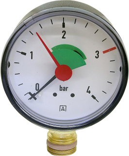 Afriso Manometr 63 mm 3/8"-3 bary - radiál