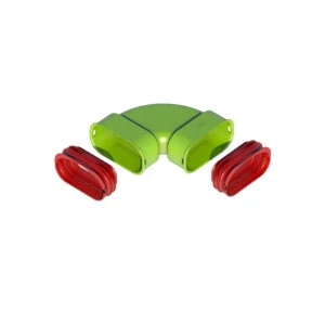 Brilon Octopus  AE35sc koleno horizontální DN50x102, 90° včetně těsnicích manžet