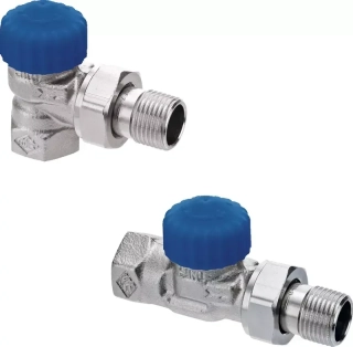 Heimeier Ventily pro samotížné a jednotrubkové soustavy 3/8" rohový 2241-01.000
