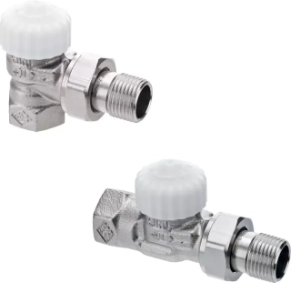 Heimeier Termostatické ventily Calypso exact 1/2" rohový krátký 3451-02.000