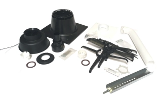 univerzální komínová sada renoSET KLASIK DN100/60 - DN60 flex s poklopem