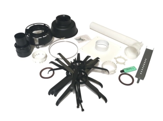 univerzální komínová sada renoSET KLASIK DN125/80 - DN80 flex s hlavicí