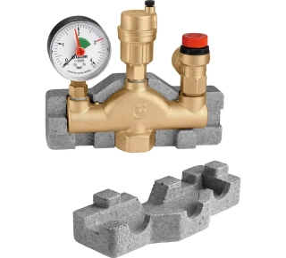 Caleffi Bezpečnostní skupina kotle s izolací 3 bar pojistný ventil DN 25