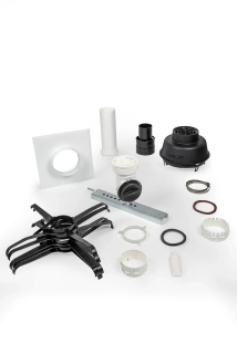 Renoflex univerzální komínová sada renoSET SPLIT DN125/80 – DN80 flex s hlavicí