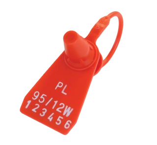 Plastová plomba PL95/12W žlutá