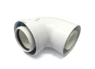koleno koaxiální DN125/80 x 87°