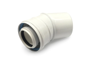 koleno koaxiální DN100/60 x 30°